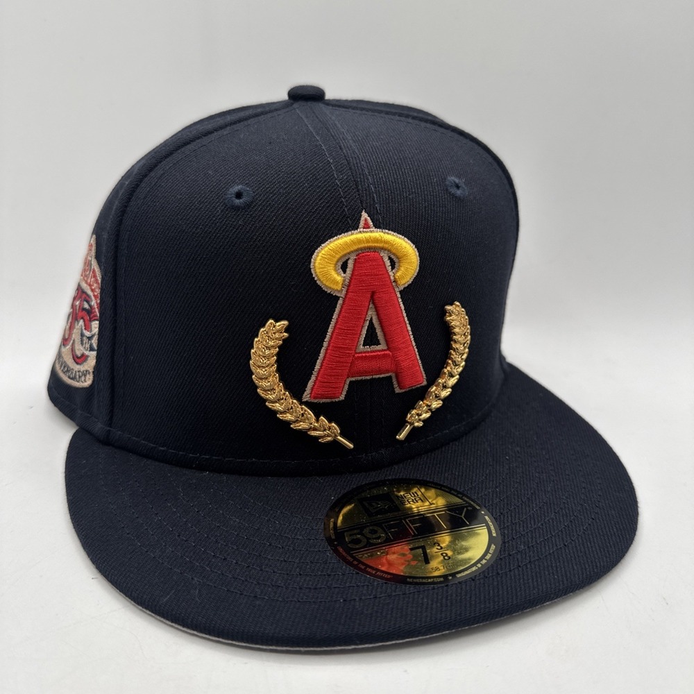Hat Club New Era Captain Planet LA Angels 35th Anniversary Patch Hat SIZE 7 3/8